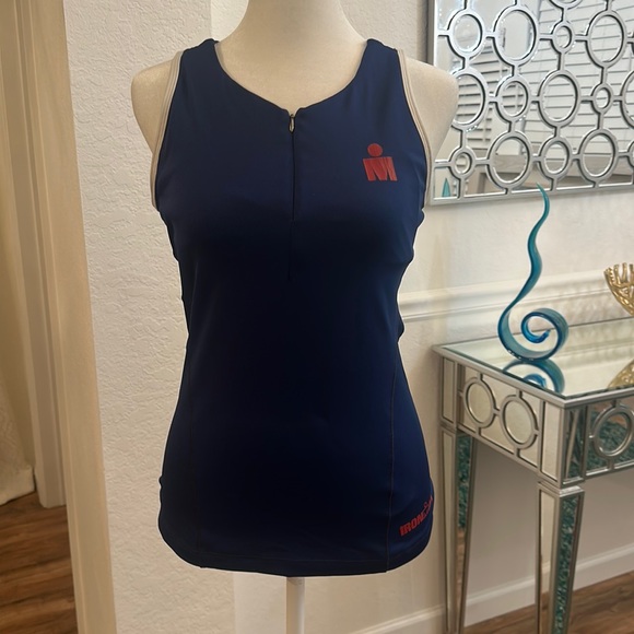 Short Triathlon Homme K-Swiss - Taille S, Rembourré, Bleu, Ironman